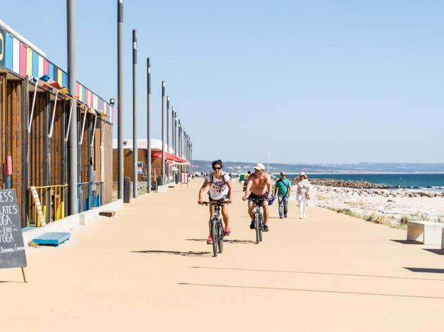 Front Beach Costa Caparica Lisbon Costa da Caparica Exterior foto